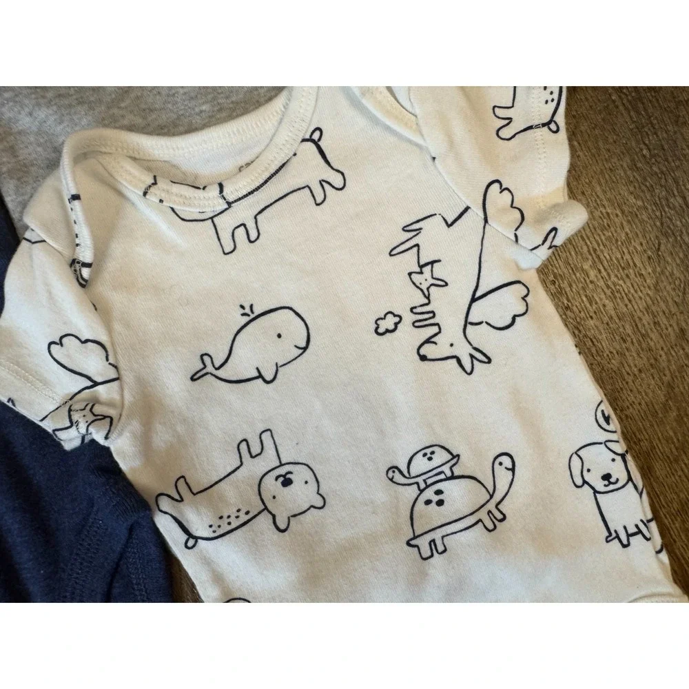 Carters Baby Boy 3 Months Clothes Lot Tees Shirts Bodysuits Rompers Mighty‎ Cute